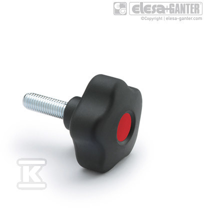 VCT.53 knob P-M10x50-SOFT-C6 - VCT.53 P-M10X50-SOFT-C6